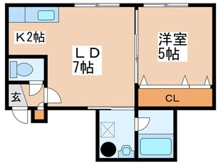 ソジャ－ナ月寒中央の物件間取画像